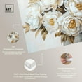 thumbnail image 4 of Lovely Gold Fashion Arrangement Canvas Glam Floral Art by Art Remedy, Gallery Wrapped, 24" x 16", 4 of 7