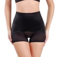 thumbnail image 3 of Valentines Underwear Women Seamless Boyshorts Womens High Waisted Body Shaper Underwear Panties for Under Dress Black XL, 3 of 3