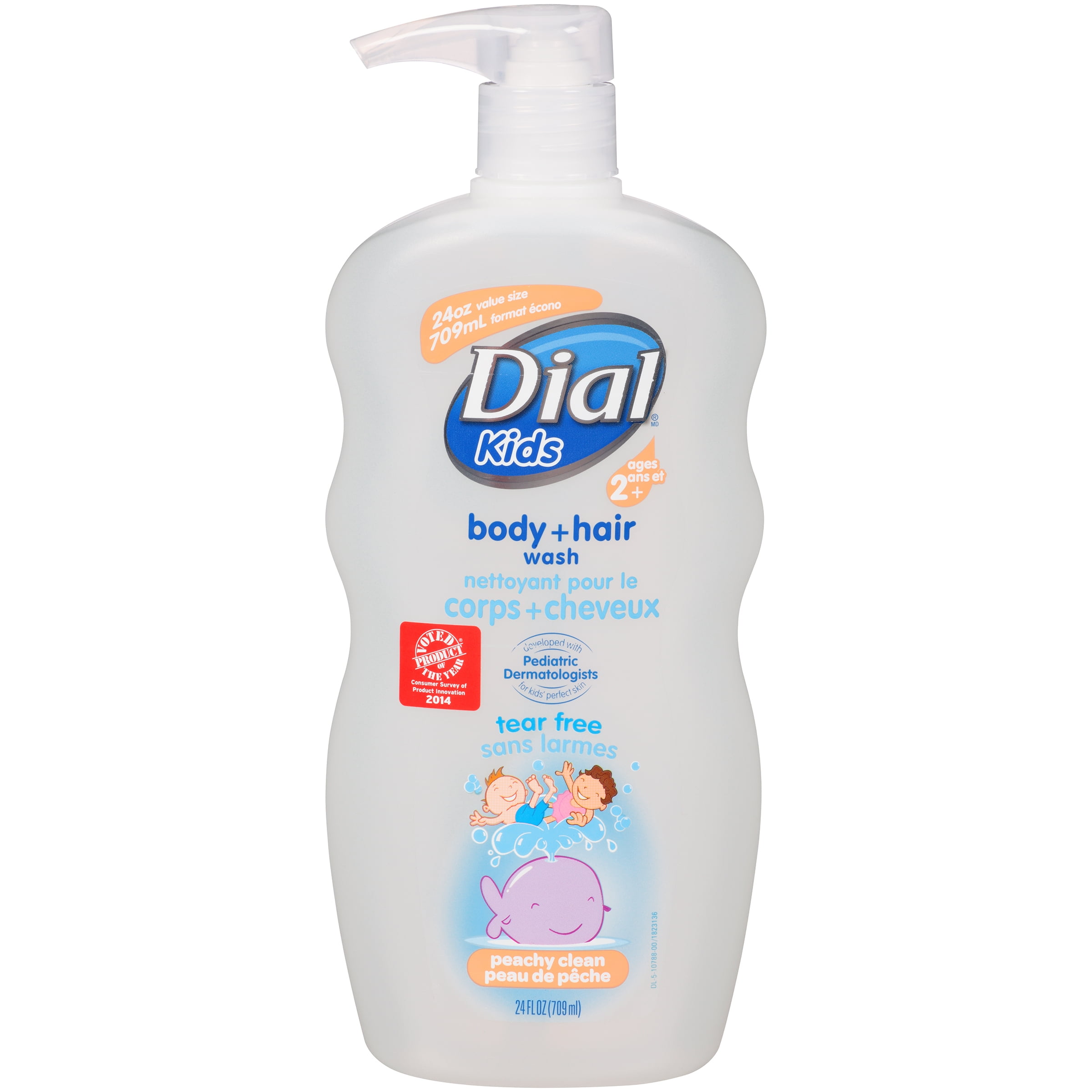 Dial Kids Peachy Clean Body & Hair Wash, 24 fl oz - Kroger