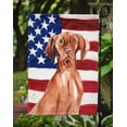 thumbnail image 3 of Patriotic USA Vizsla Garden Flag, 3 of 5