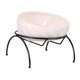thumbnail image 4 of Ceramic and Iron Pet Bowl Set for Cats and Dogs with Elevated Frame Pink 1 Set, 4 of 4