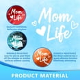 thumbnail image 3 of 1set 5pcs Colorful Mom Life Reflective Vinyl Car Decal Stickers Mom Life Heart Outdoors Sticker Waterproof Car Window Decals for Bumper Windows Cars Trucks Laptop Water Bottle Cup Decor, 3 of 9
