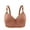 Beige, variant on Women Wire Free Full Support Bra No Underwire Comfort Push Up Bralette with Adjustable Straps Anti-Sagging Full Coverage Bras Beige M