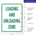 thumbnail image 3 of Loading And Unloading Zone Sign,, 3 of 8