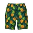 thumbnail image 5 of Rocae Pineapples with Palm Leaves for Men's Swim Trunks Quick Dry With Two Side Pockets and One Lined Patch PocketMedium, 5 of 9