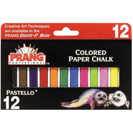 Prang Pastello Square Colored Paper Chalk, 0.31