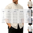 thumbnail image 4 of REZUOFI Mens Chinese Style Stand Collar Short Sleeve Shirt Tang Suit Casual Loose for Cultural Events Daily Wear, 4 of 9