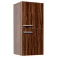 thumbnail image 1 of Fresca Walnut Bathroom Linen Side Cabinet with 2 Storage Areas, 1 of 3