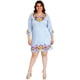 thumbnail image 5 of Vestido Roman Fashion V-PSH-78130-AZUL Bordado Talla Extra Azul 36, 5 of 6