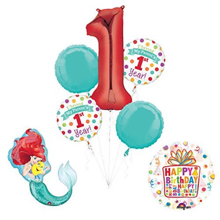 Little Mermaid I Survived My Parents First Year 1st Birthday
