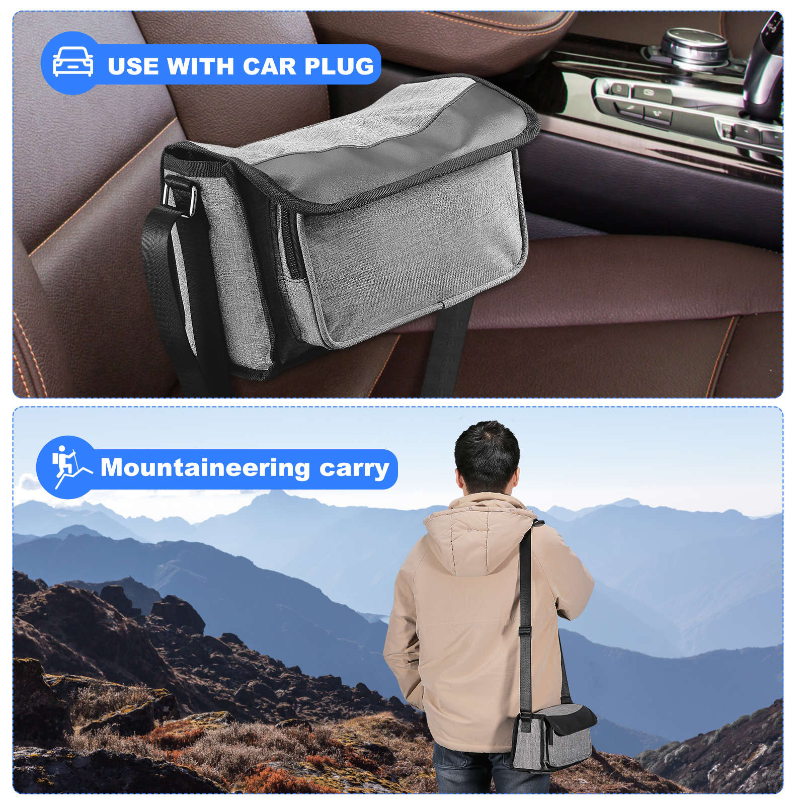 YANGKING Portable&3L O2 Tube Machine, Home&Travel&Use,ÇoncnetraTOR, Lightweight &33% 𝗐𝗂th full-sets Accessories,Ideal For Hiking