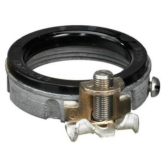 Oz-Gedney BLG-0504, 1/2"", Steel, Insulated, Threaded, Grounding Bushing, 1 pc