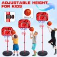 thumbnail image 4 of Set 2 en 1 de Aro de Baloncesto y Bolsa de Boxeo para Niños NEUBSAW, 4 of 8