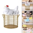 thumbnail image 3 of Fruit / Egg Storage Metal Basket Wire Kitchen Storage Holder Container for kitchen and home, Iron Basket Holder for Vegetables Style 5, 3 of 7