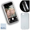 thumbnail image 1 of Étui pour Power Bank Selfie Flash LED (Blanc) pour iPhone 6 Plus et 6S Plus + Chiffon en Microfibre eCostConnection, 1 of 6