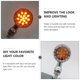thumbnail image 3 of 1 par de luces LED modificadas de 12V para motocicleta, luces de giro indicadoras Retro para motocicleta, 3 of 7