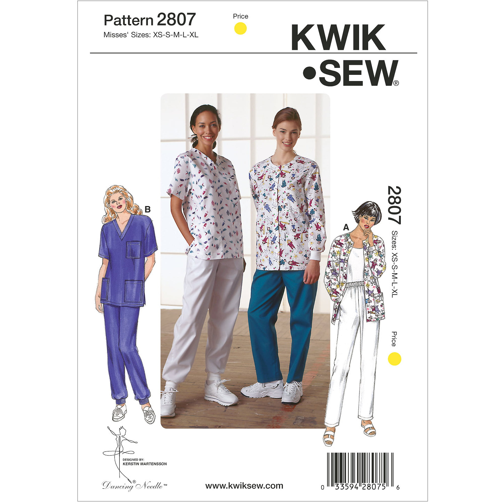 Size XS-S-M-L-XL Kwik Sew K3764 Jackets Sewing Pattern