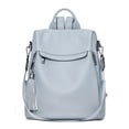 thumbnail image 1 of Bolsa Mochila Telena Azul Polvoriento de Cuero PU Antirrobo, 1 of 7