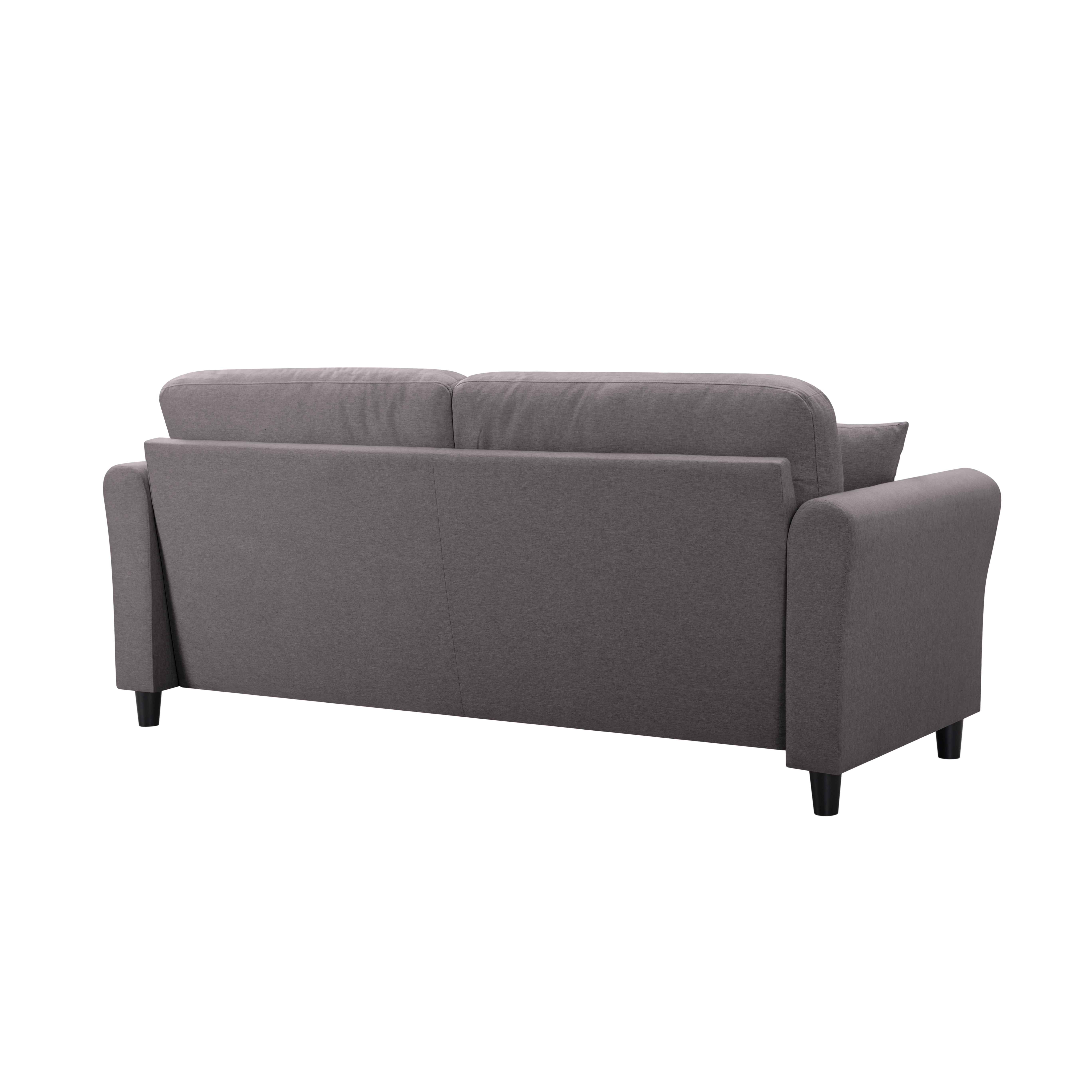BSHTI 81.5 inch European Style Modern Sofa Couch,Minimalism Couches Sofa for Livingroom(Dark Gray)