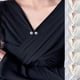 thumbnail image 4 of Aguja de mama suéter chal con broche de perlas Para la ropa de la caída de duradero y práctico, 4 of 4