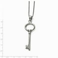 thumbnail image 2 of Chisel Stainless Steel Polished Key Necklace, 2 of 2