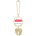 thumbnail image 1 of Porte-clés Profil Drapeau Voiture Angel Pendentif Aile, 1 of 4