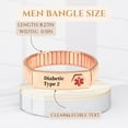thumbnail image 5 of Wollet Stainless Steel Medical Alert Bracelet for Women, 8.26 Inch, Rose Gold, 5 of 5