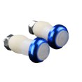 thumbnail image 1 of Transemion 1 Pair Safety Cycling Bike Turn Signal Handle Bar End Plug Adjustable Aluminum Alloy LED Red Light Lamp Magnetic Handle Light blue 1Set, 1 of 6
