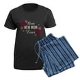 thumbnail image 5 of CafePress - Best New Mom Ever Women's Dark Pajamas - Women's Short Sleeve Print T-Shirt and Pants Dark Cotton Pajama Set, 5 of 7