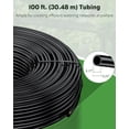 thumbnail image 2 of Tubo de riego por goteo Pawfly de 100 pies (30 m) de PVC para jardín, 2 of 7