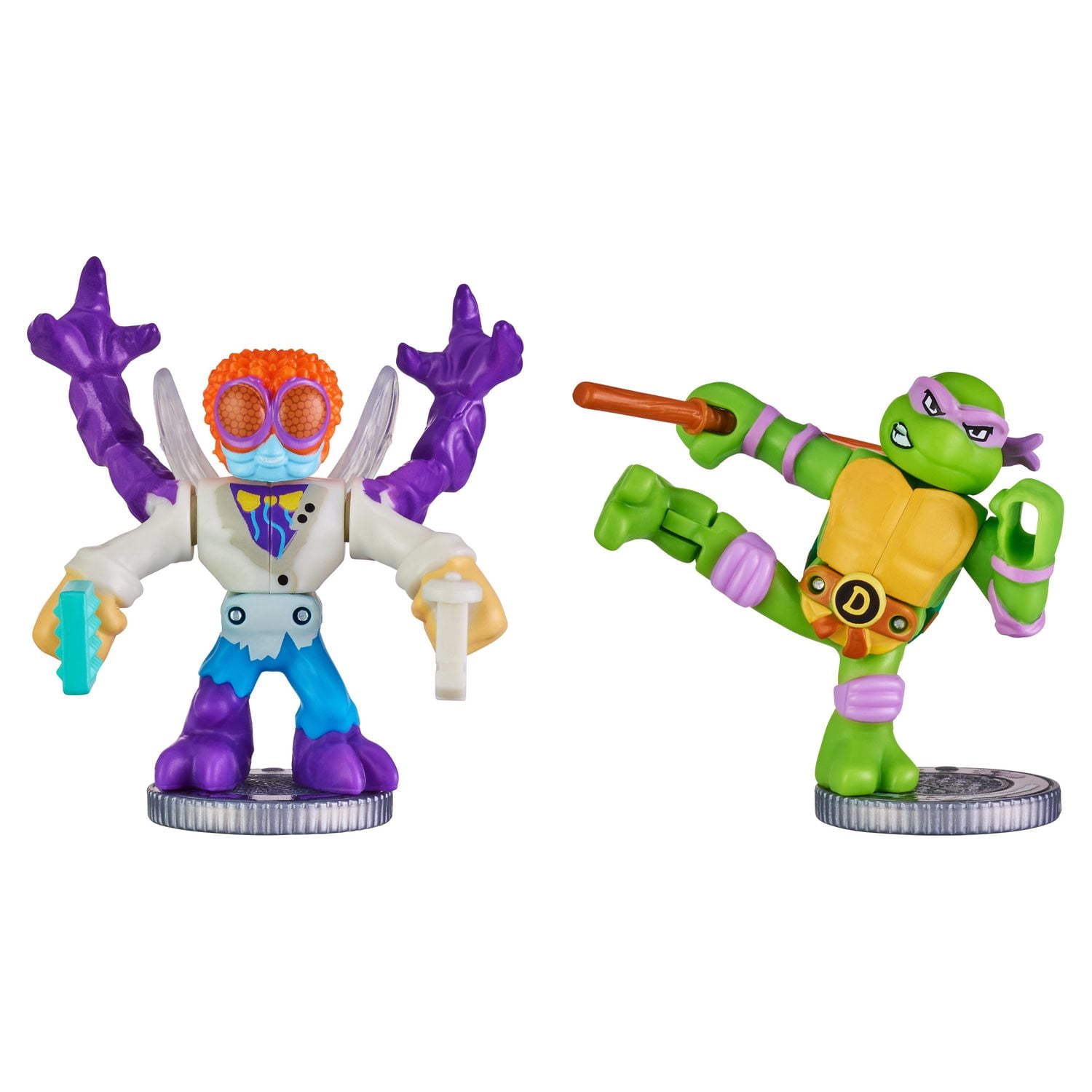 AKEDO TMNT S1 CONTRE PK DONATELLO CONTRE BAXTER STOCKMAN