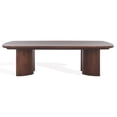 thumbnail image 2 of Safavieh Couture Barnard Wood Modern Coffee Table, Walnut, 2 of 11