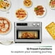 thumbnail image 3 of VAL CUCINA Freidora de aire con calefacción por infrarrojos, horno de convección extragrande para encimera 10 en 1, tostada de 6 rebanadas, charola para hornear esmaltada, fácil de limpiar con libro, 3 of 5