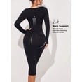 thumbnail image 2 of Black Dress With Waist Cinching And Butt Lifting, 2 of 6