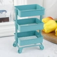 thumbnail image 1 of Étagère Miniature pour Maison de Poupée avec Roues Rangement Présentoir, 1 of 6