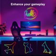 thumbnail image 3 of shiyou-Led Neon Rope Lights Strip: 6.56ft/2m Smart Flexible Diffused Flow Bendable DIY Led Neon Strip with Control App for Bedroom Gaming Room, 3 of 4