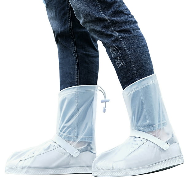 TFixol Fundas impermeables para zapatos con reflectores Fundas para zapatos de lluvia ajustables para