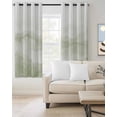 thumbnail image 2 of Sage Green Ombre Mountain Blackout Curtains 54 Inches Long for Bedroom, Nature Abstract Art Marble Thermal Insulated Room Darkening Black Out Window Curtain Panels Grommet Drapes for Living Room, 2 of 8