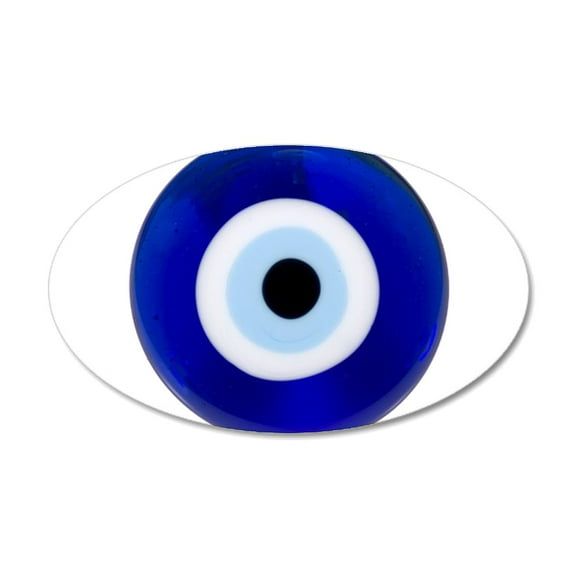 CafePress - Nazar Amulet Evil Eye Protection Wall Decal - 35x21 Oval Wall Decal