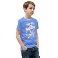 thumbnail image 2 of Out of This World Youth Short Sleeve Tee ,Space Shirt, Astronaut Tee, Kids Shirt, Boys T Shirt (Heather Columbia Blue, XL), 2 of 3