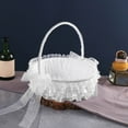 thumbnail image 1 of WEUVEB Cesta Para Flores De Novia Con Exquisito Ideal Para Bodas Y Eventos Especiales, 1 of 8