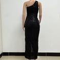thumbnail image 5 of Vestido de cóctel de lentejuelas para mujer, vestido de noche sin mangas con purpurina, 5 of 5
