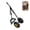 hoeA, variant on Wheeled Garden Hoe with Plow, Heavy Duty Steel Cultivator for Weeding and Furrowing, Adjustable Handle Gardening Tool for Raised Beds
