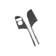 thumbnail image 3 of 2x Carbon Fiber Front Rearview Mirror Adjusts Trim for Nissan Rogue 2014-2016, 3 of 4