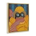 thumbnail image 3 of Stupell Industries Dream Big with Binoculars Gold Framed Floater Canvas Wall Art design by Lori Mosley, 31 x 25, 3 of 9