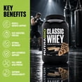 thumbnail image 4 of NutraBio Classic Whey Protein Powder- Full-Spectrum Amino Acid Profile - No Fillers, Artificial Colors, Preservatives - Low Glycemic Index - (Chocolate Peanut Butter, 2 Pounds), 4 of 9
