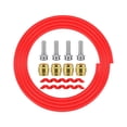 thumbnail image 1 of jinwen Disc Brake Hose Red, 1 of 9