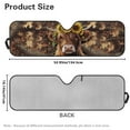 thumbnail image 3 of Psesaysky Highland Cow Hunting Camo Front Windshield Sun Shade Foldable Front Window Sun Shield Visor Fit for Off-road Vehicle Block UV Rays Car Accessories Heat Keep Car Cooler, 3 of 7