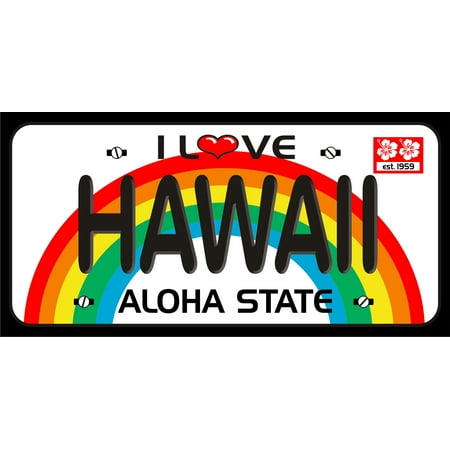 HI BLK Towel Aloha Souvenir Beach Towel