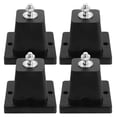 thumbnail image 1 of IDEANATEGRATE 4pcs Anti Vibration Isolation Rubber Pads for Air Conditioning Homeowners Outdoor, 1 of 7